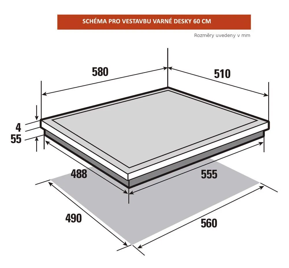 Obrázok PLATŇA KOMBINOVANÁ INDUKCIA/PLYN BPI6414BM