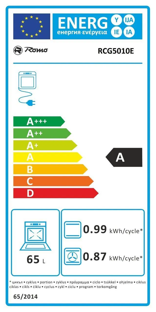 Obrázok Sporák kombinovaný RCG5010E