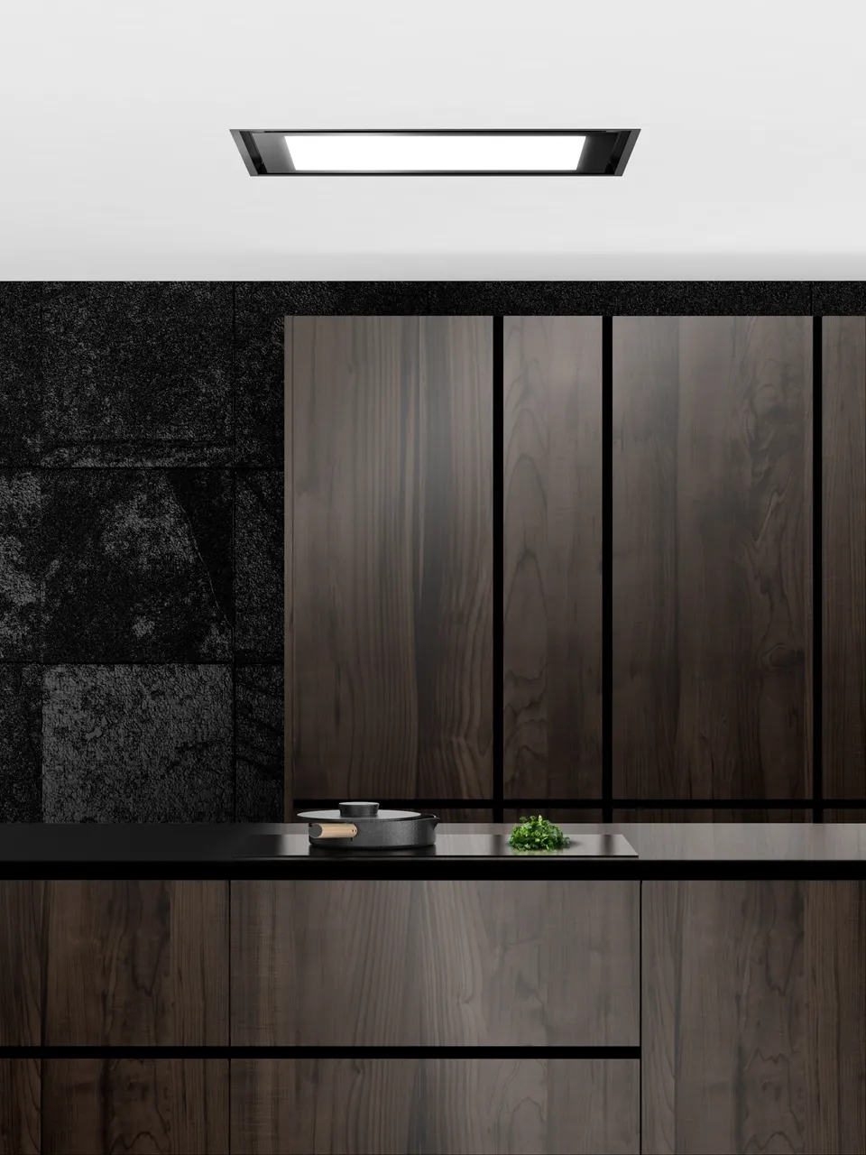 Obrázok Odsávač vstavaný stropný SU Light Black (CDS9001C)