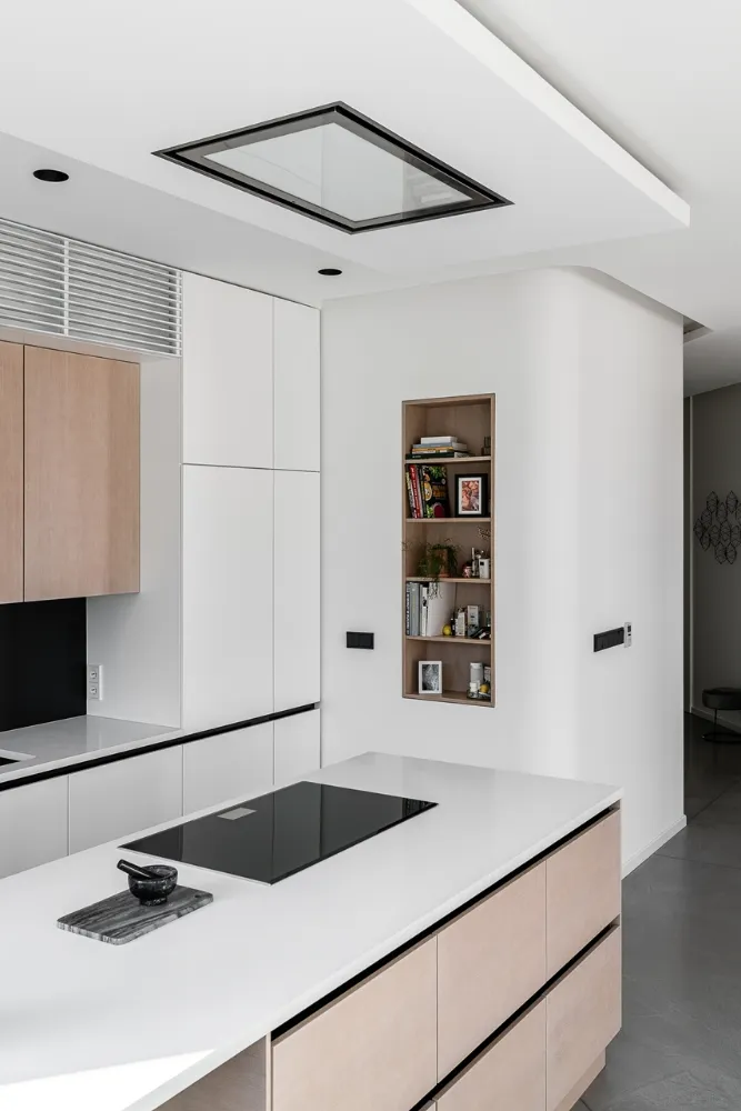 Obrázok Odsávač vstavaný stropný SU Light Inox White (CDS9001IB)