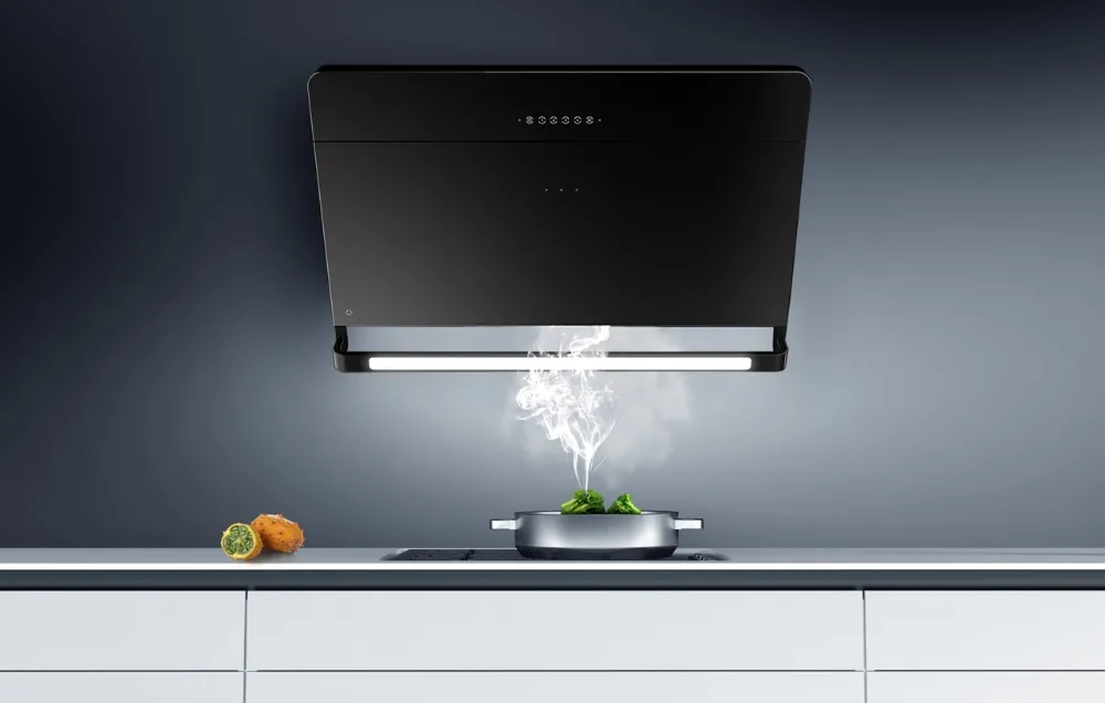 Obrázok Odsávač šikmý komínový Illumia Black (CDP9002C)