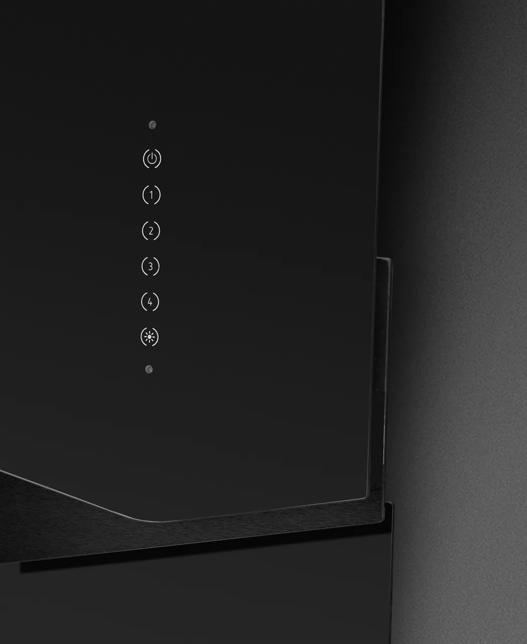 Obrázok Odsávač šikmý komínový Trio Black (CDP9001CC)