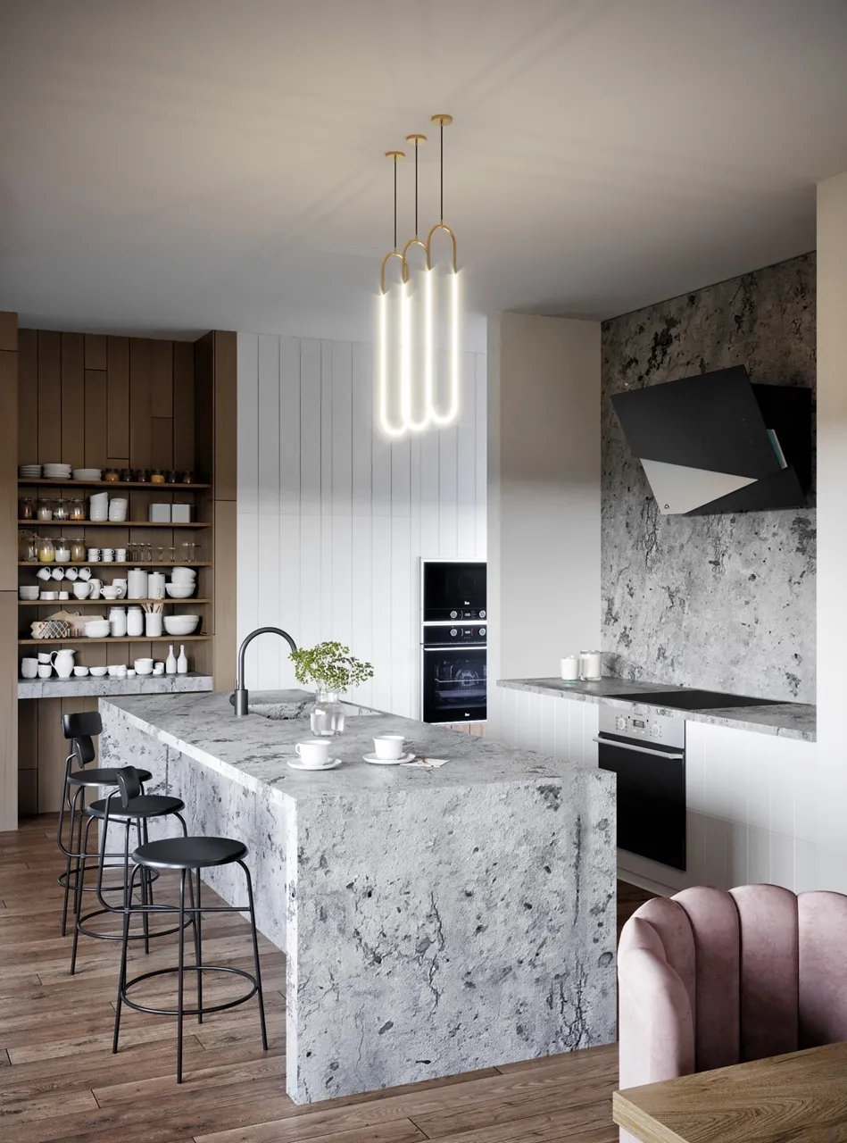 Obrázok Odsávač šikmý komínový Trio Inox (CDP9001CI)