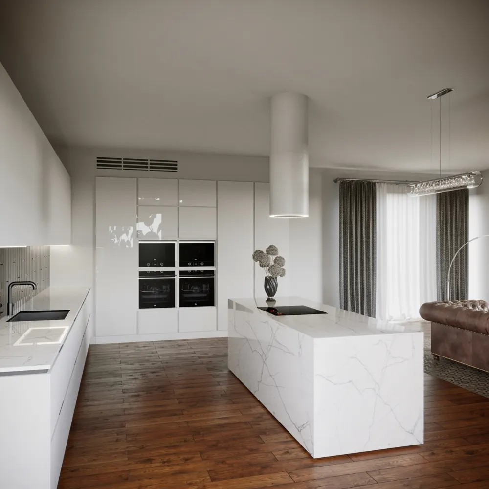 Obrázok Odsávač ostrovčekový Tubus W White (CDW3801B)