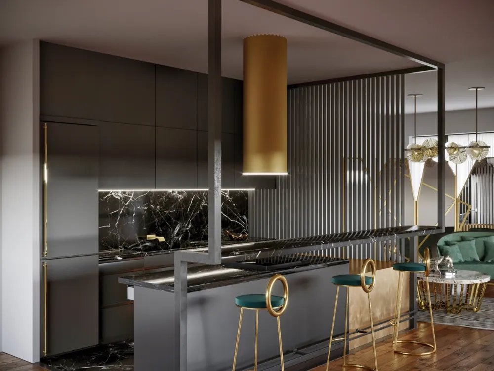 Obrázok Odsávač ostrovčekový Tubus W Gold (CDW3801Z)