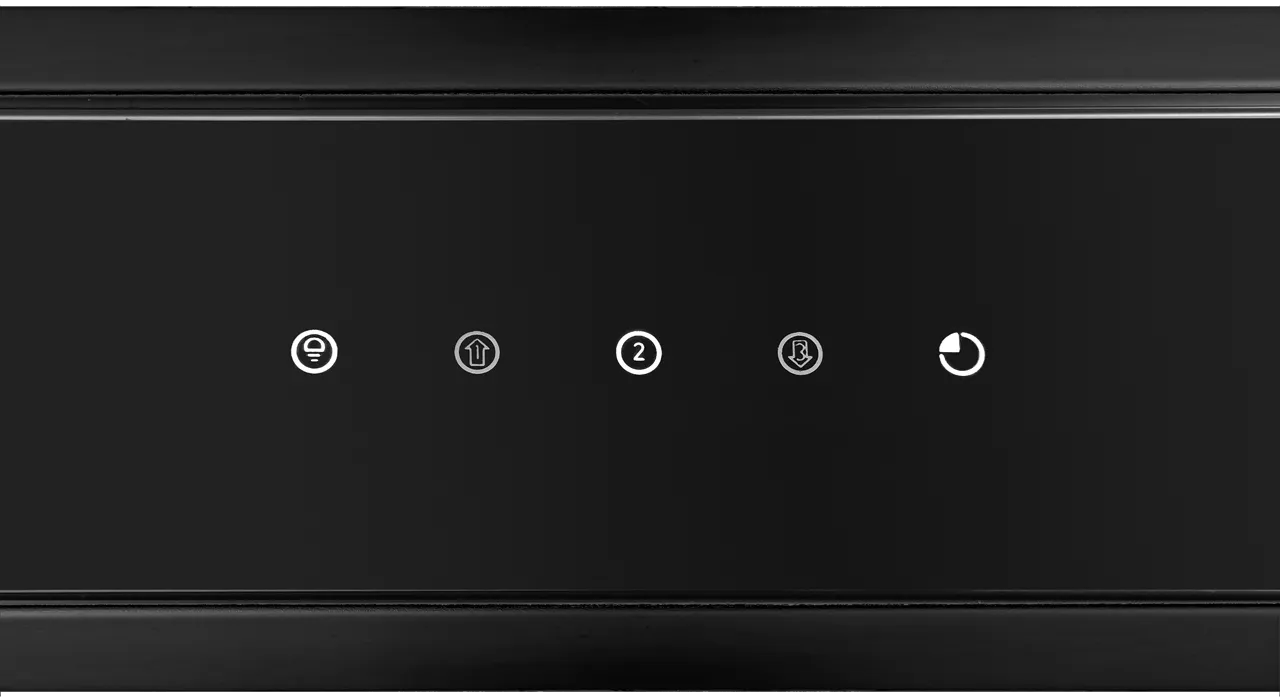 Obrázok Odsávač výsuvný z pracovnej dosky MOONDRAFT 90 Black CDB9001CC