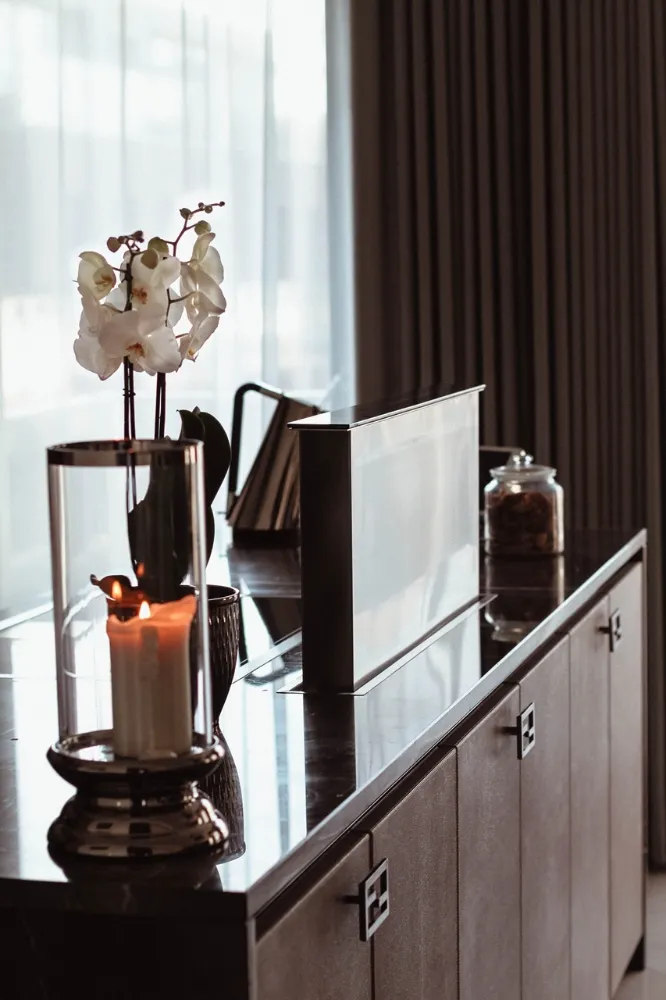 Obrázok Odsávač výsuvný z pracovnej dosky MOONDRAFT 90 Black CDB9001CC