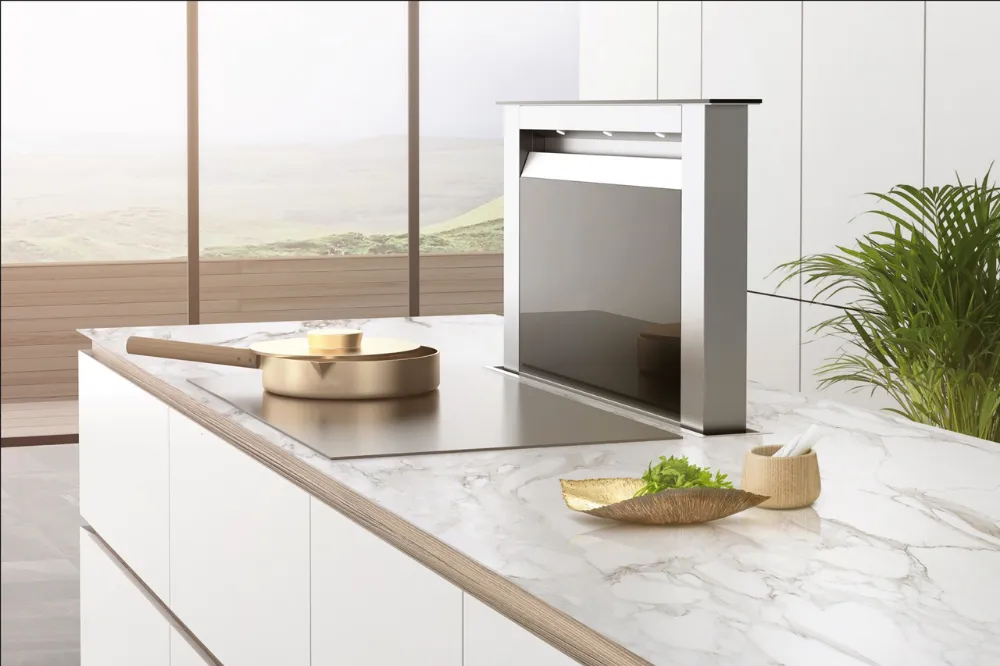 Obrázok Odsávač výsuvný z pracovnej dosky MOONDRAFT 90 Inox CDB9001IC