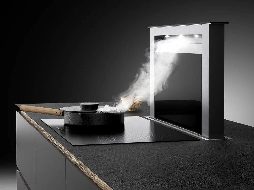 Obrázok Odsávač výsuvný z pracovnej dosky MOONDRAFT 90 Inox CDB9001IC