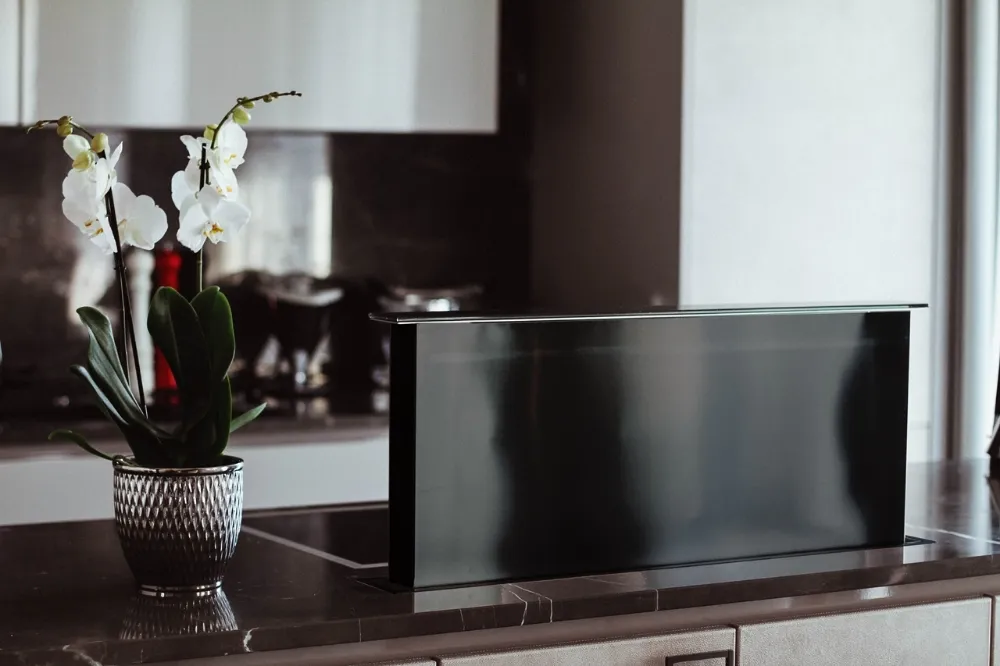 Obrázok Odsávač výsuvný z pracovnej dosky MOONDRAFT 90 Black CDB9001CC