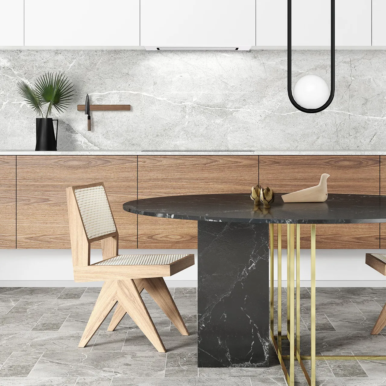 Obrázok Odsávač vstavaný do skrinky Aura 55 White (CDZ5501B)