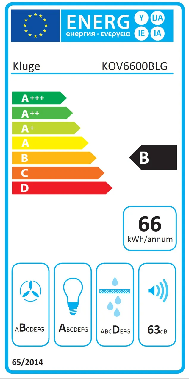Obrázok ODSÁVAČ DO SKRINKY KOV6600BLG