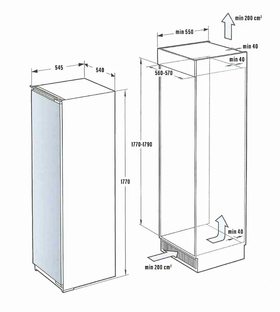Obrázok CHLADNIČKA DRL1770EB
