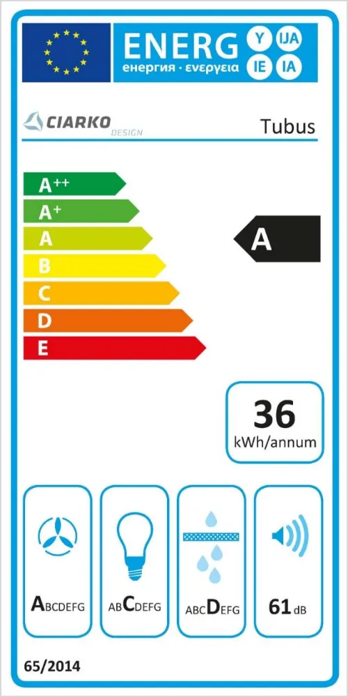 Obrázok Odsávač komínový Tubus Copper (CDP3801R)