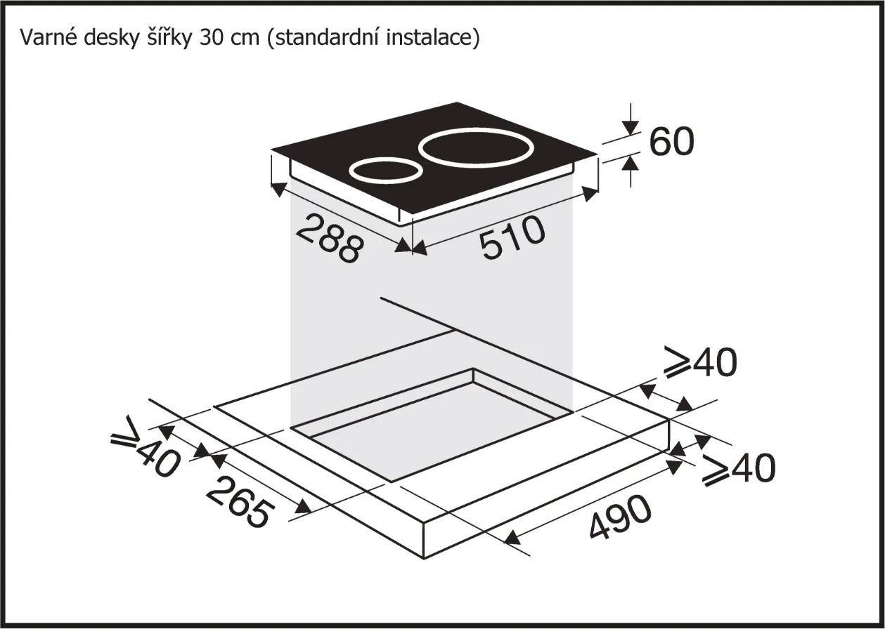 Obrázok DOSKA INDUKČNÁ BPI1621UB