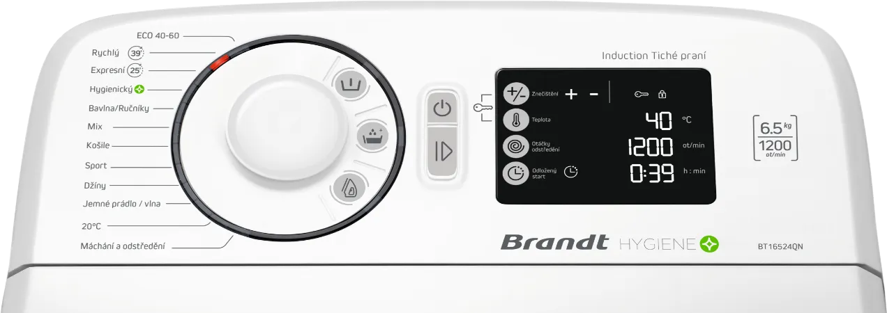 Obrázok Práčka vrchom plnená BT16524QN