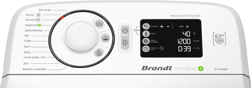 Obrázok Práčka vrchom plnená BT16524QN