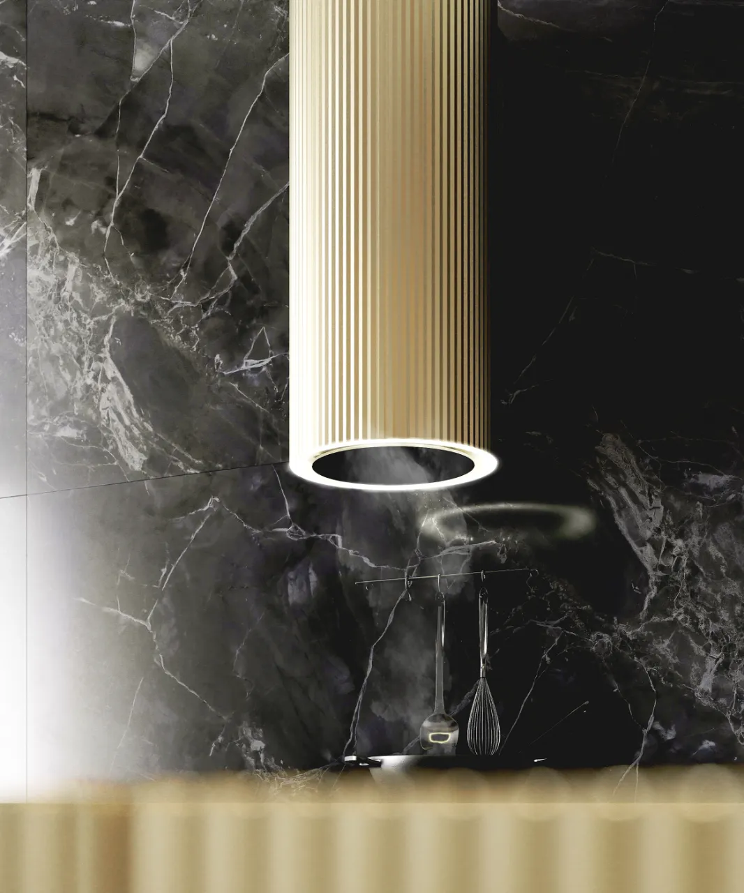 Obrázok Odsavač komínový Monogram Gold (CDP3802Z)