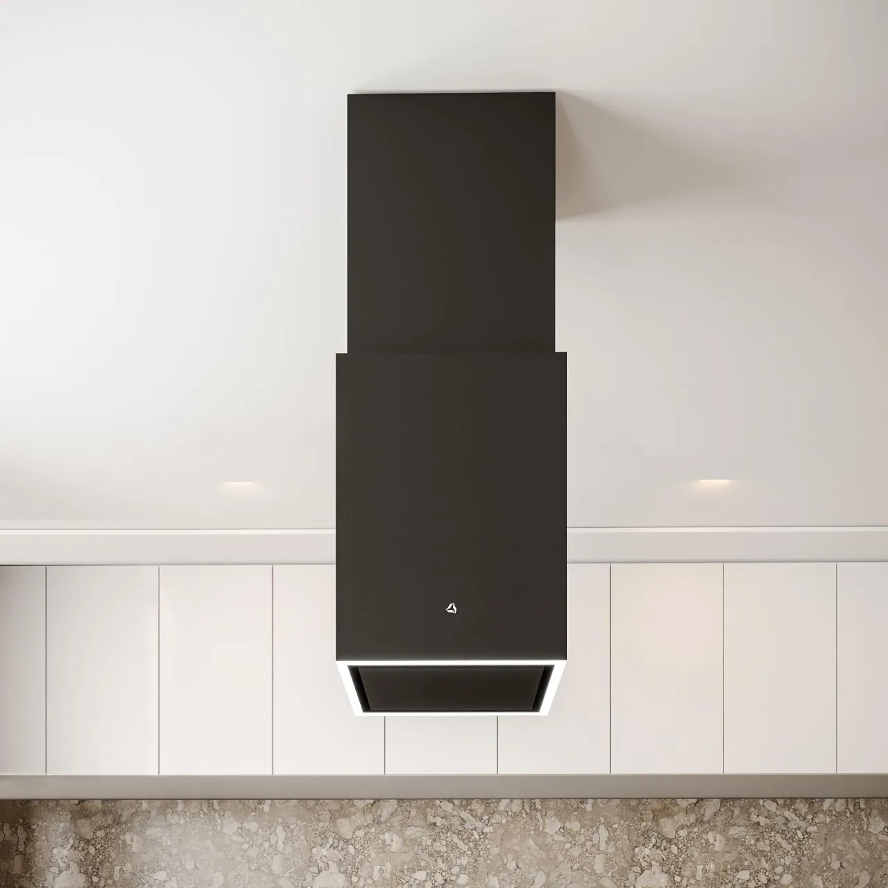 Obrázok Odsavač ostrůvkový Cube W Black (CDW4001C)