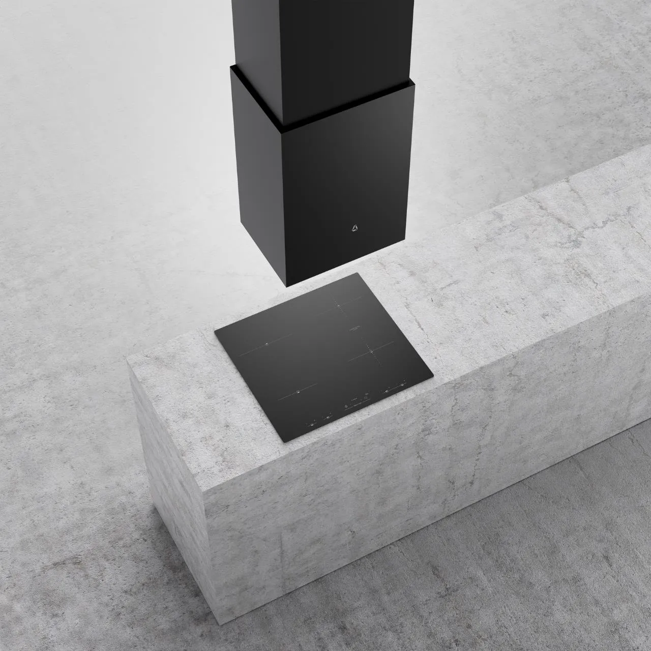 Obrázok Odsavač ostrůvkový Cube W Black (CDW4001C)