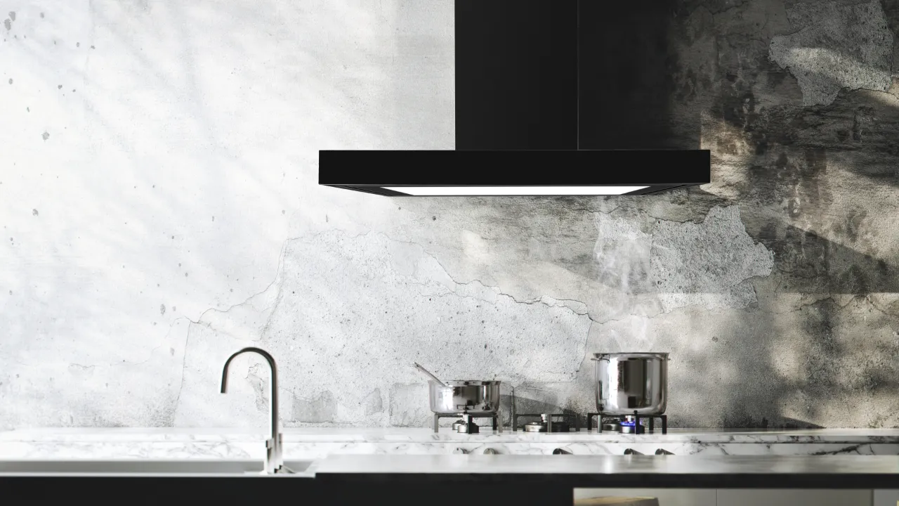 Obrázok Odsávač komínový T-Light Black 60 (CDT6002C)