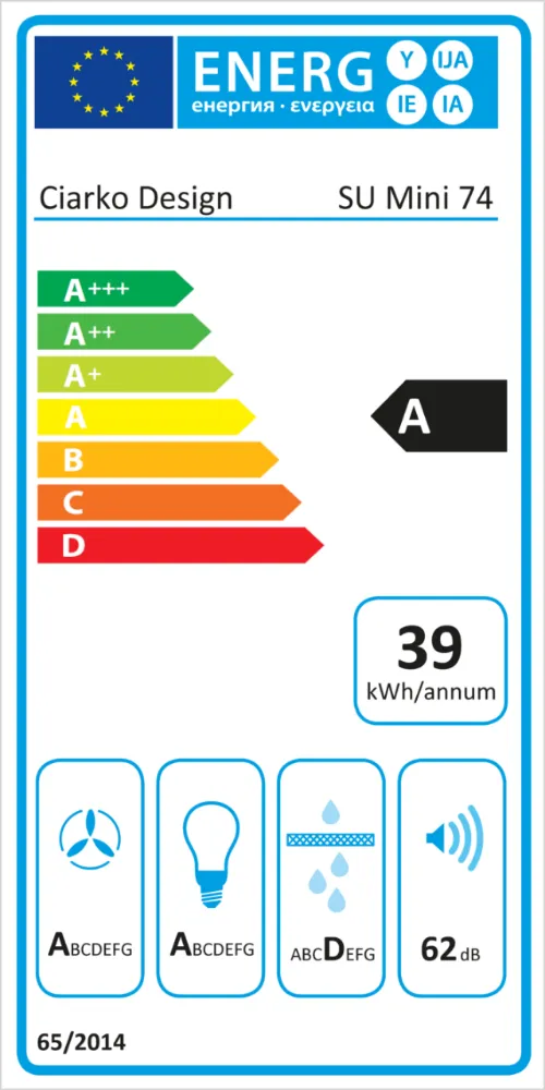 Obrázok Odsávač vstavaný do skrinky SU Mini 74 White (CDZ7402B)
