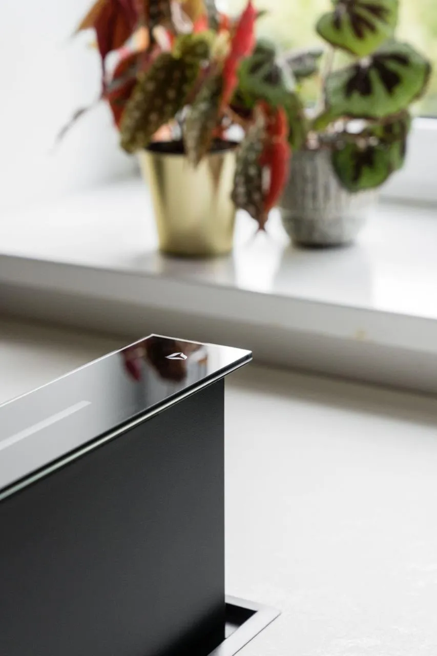 Obrázok Odsávač výsuvný z pracovnej dosky MOONDRAFT 90 Black CDB9001CC