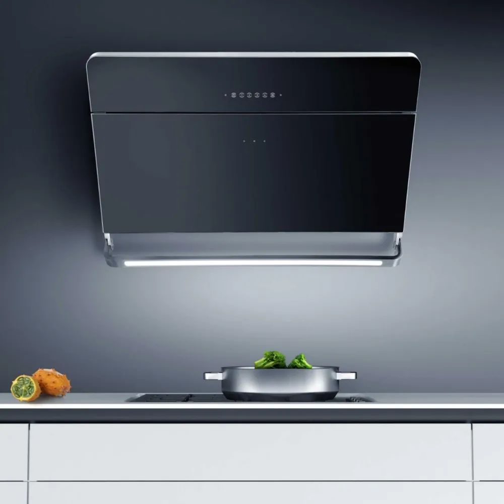 Obrázok Odsávač šikmý komínový Illumia Black (CDP9002C)