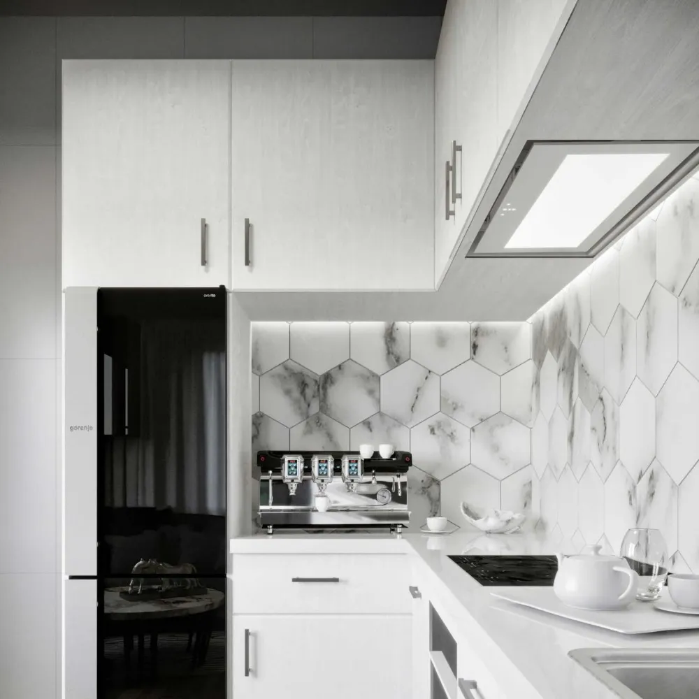 Obrázok Odsávač vstavaný do skrinky SU Mini 74 White (CDZ7402B)