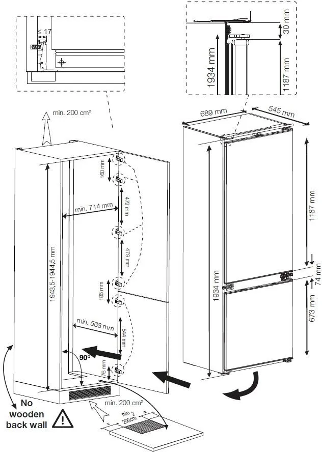Obrázok CHLADNIČKA GKMI26950N