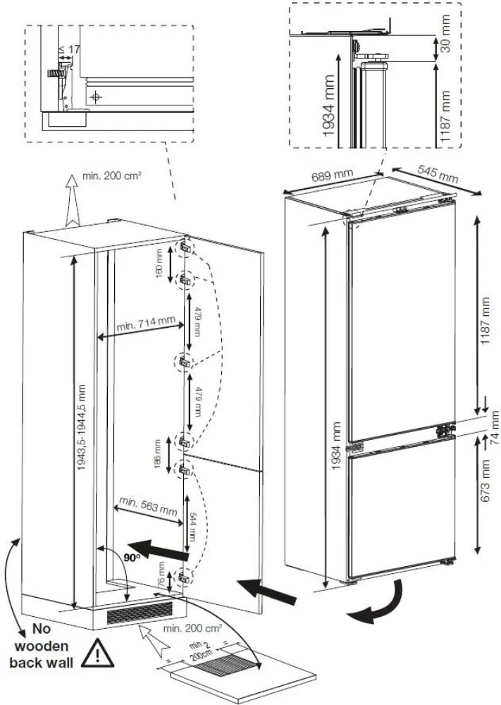 Obrázok CHLADNIČKA GKMI26950N