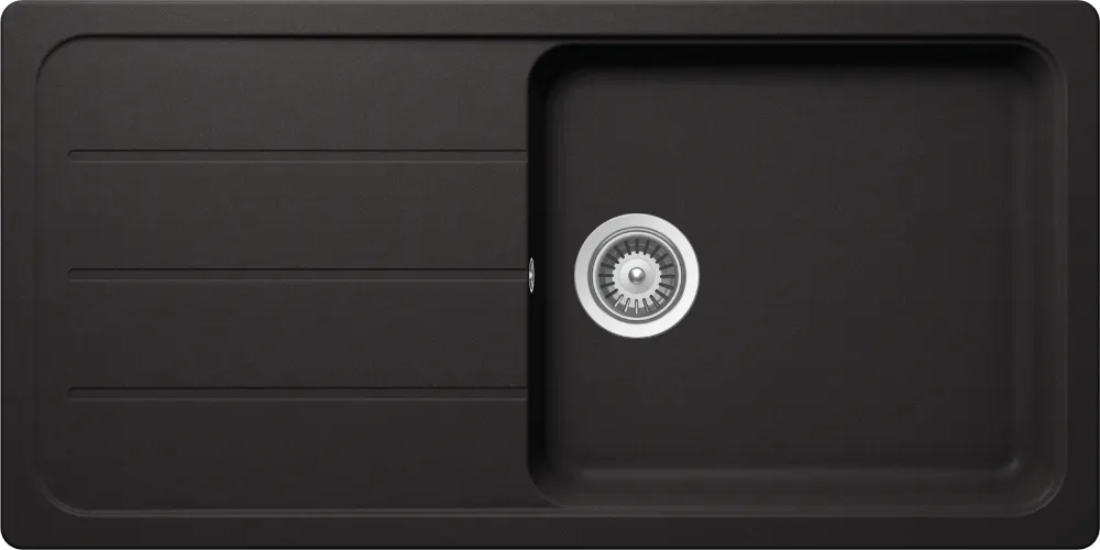 Drez FORMHAUS D-100L NERO Horné uloženie