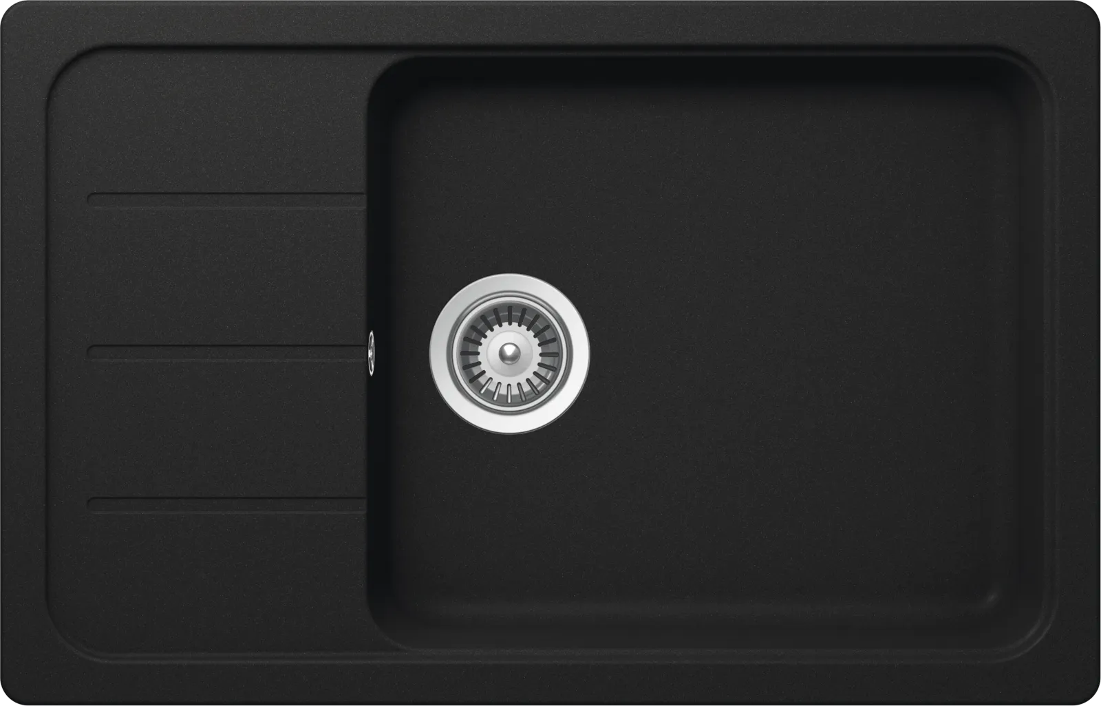 Obrázok Drez FORMHAUS D-100LS ONYX Spodné uloženie