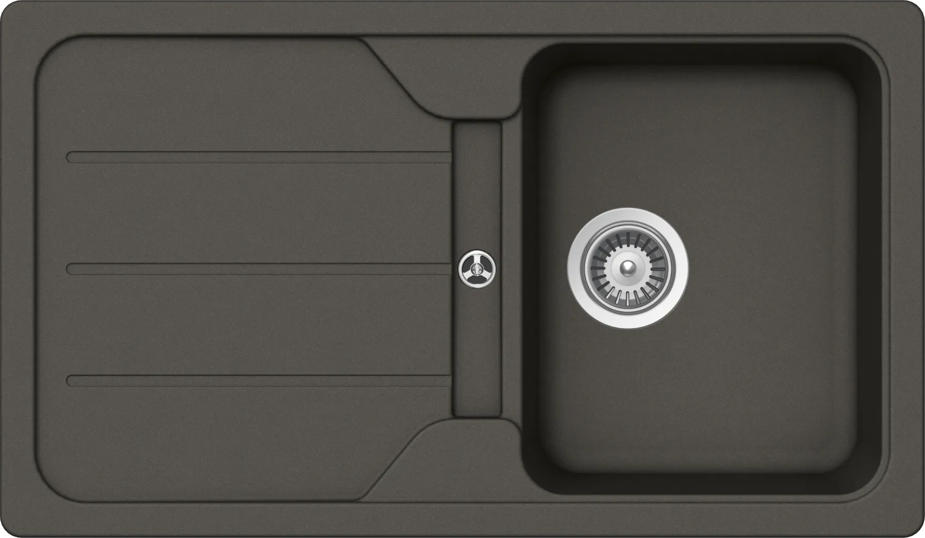 Obrázok Drez FORMHAUS D-100 ASPHALT Spodné uloženie