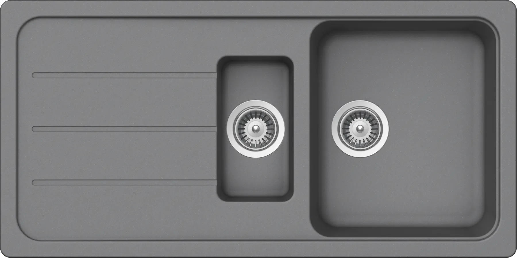 Obrázok Drez FORMHAUS D-150L CROMA Horné uloženie