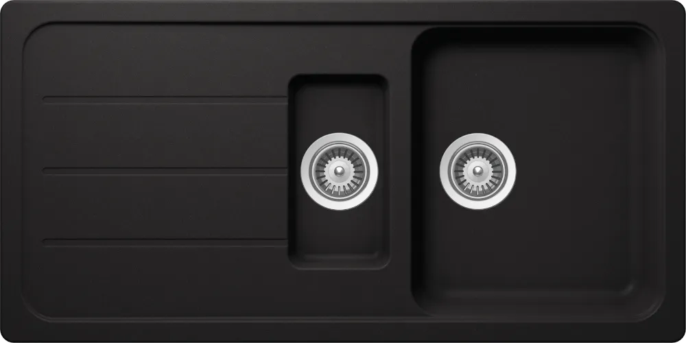 Drez FORMHAUS D-150L NERO Spodné uloženie