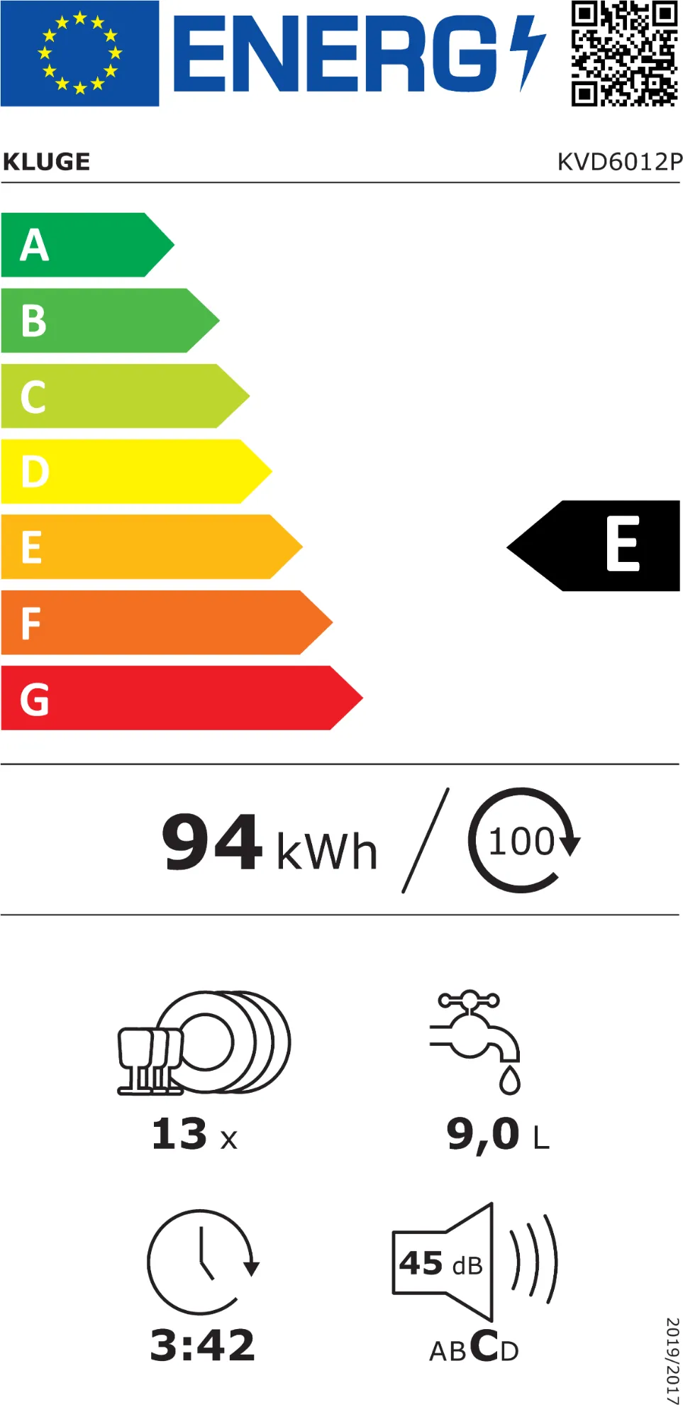 Obrázok UMÝVAČKA VSTAVANÁ KVD6012P