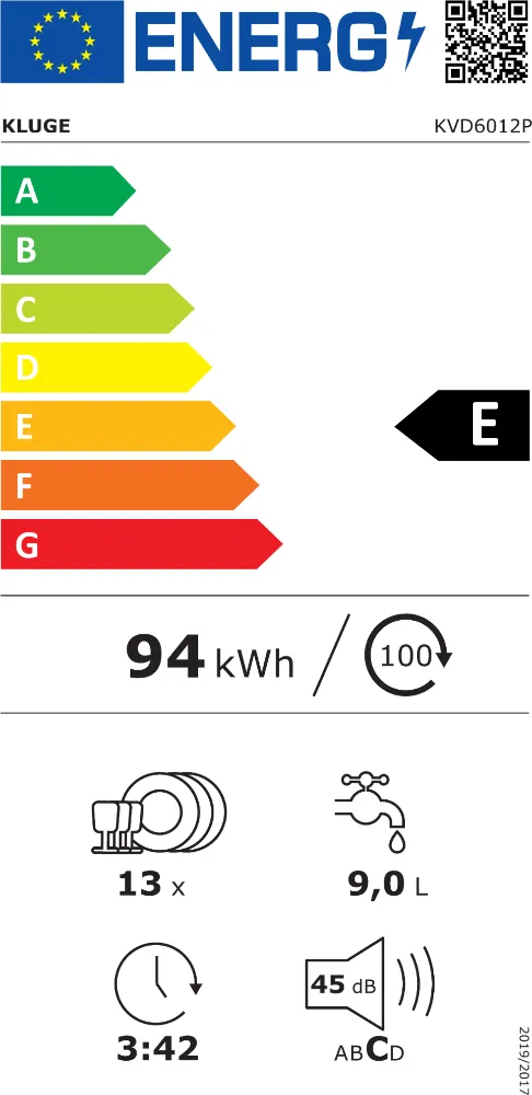 Obrázok UMÝVAČKA VSTAVANÁ KVD6012P