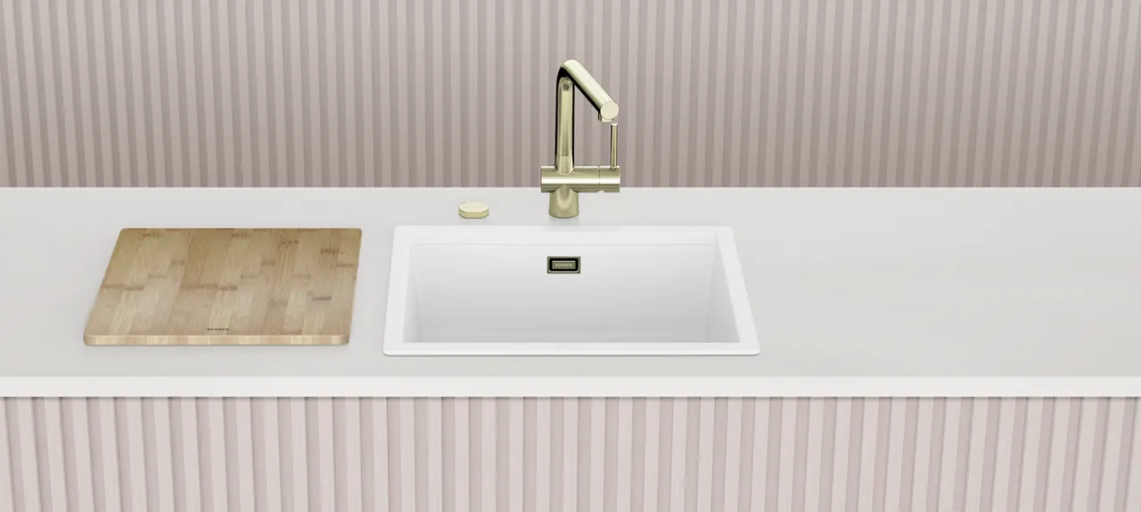 Obrázok Drez KIRUNA N-100L TWILIGHT Horné uloženie