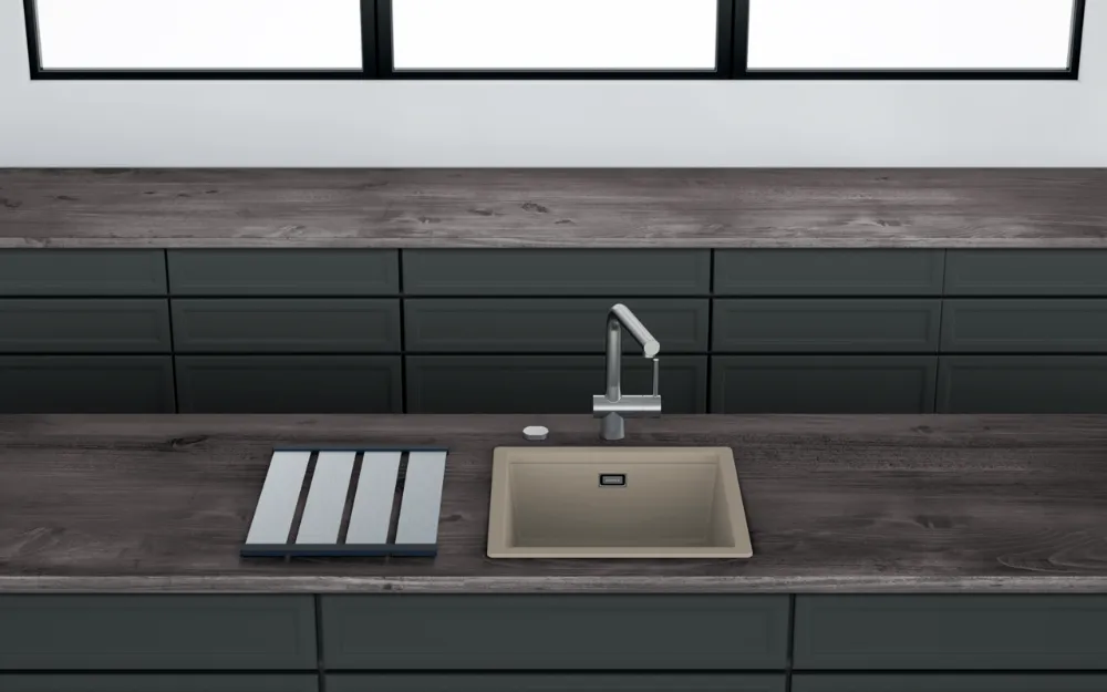 Obrázok Drez KIRUNA N-100 TWILIGHT Spodné uloženie