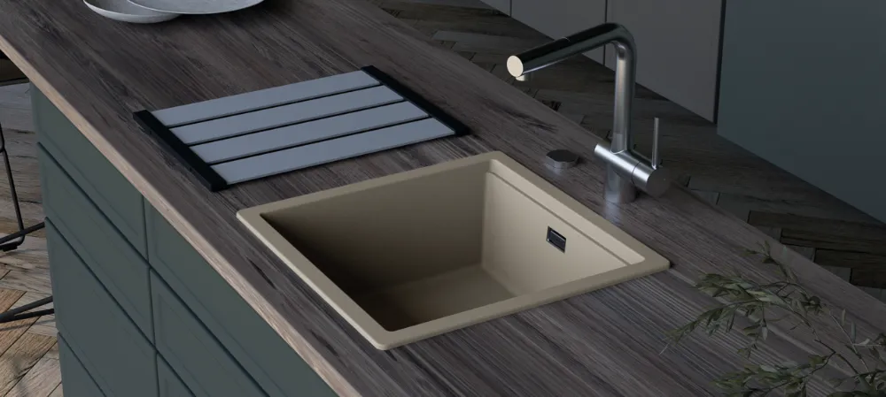 Obrázok Drez KIRUNA N-100 TWILIGHT Spodné uloženie