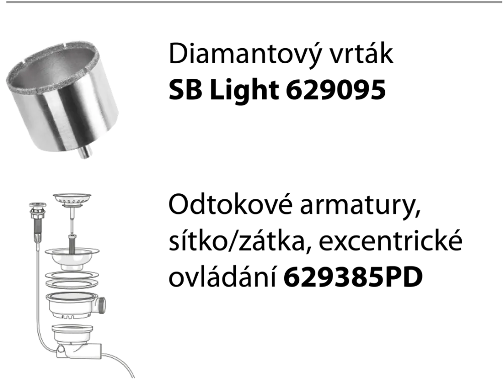 Obrázok Drez MONO D-100L DUSK Horné uloženie