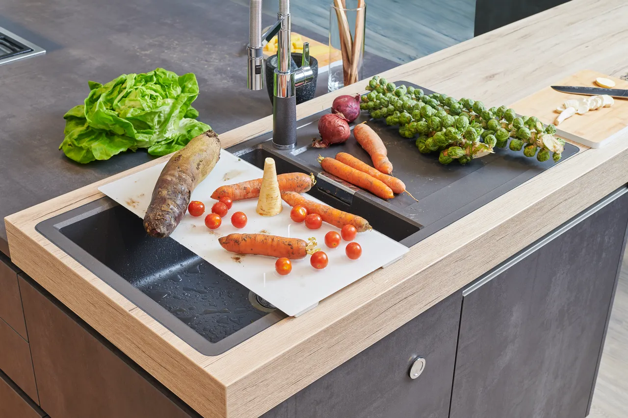 Obrázok Drez MONO D-100L DUSK Horné uloženie