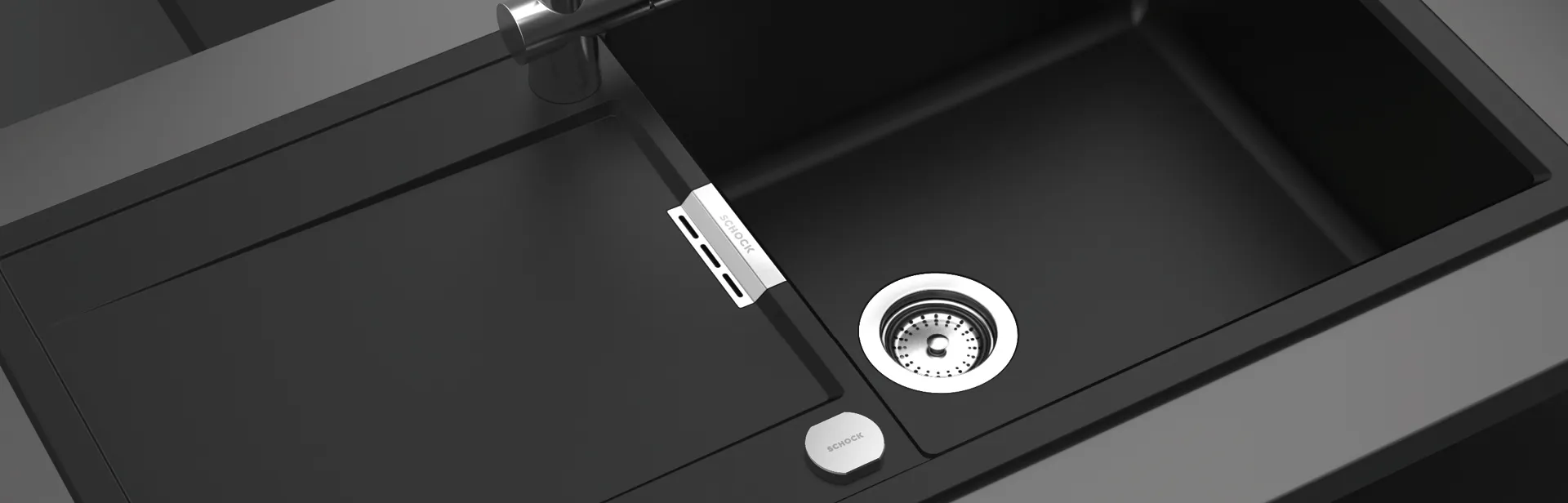 Obrázok Drez MONO D-100L DUSK Horné uloženie