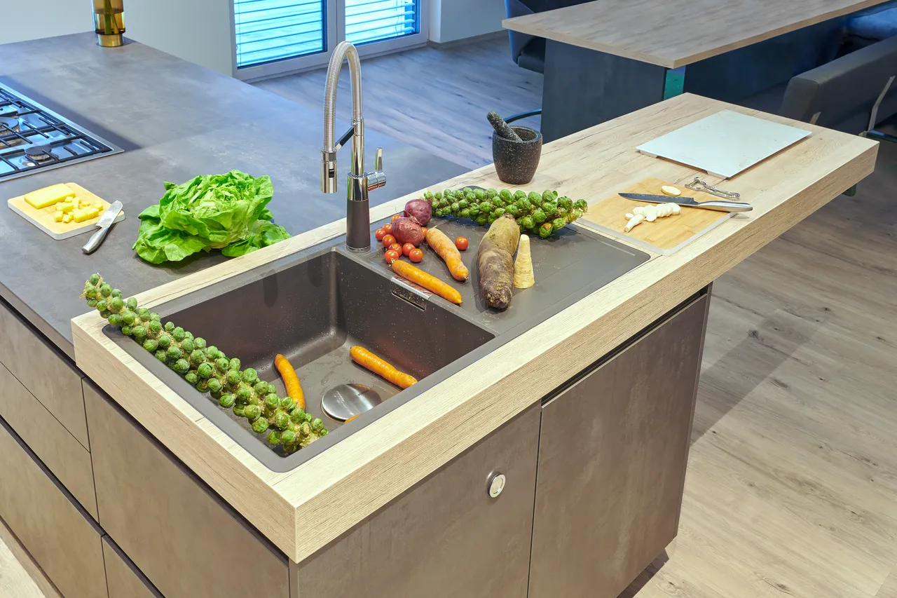 Obrázok Drez MONO D-100L DUSK Spodné uloženie