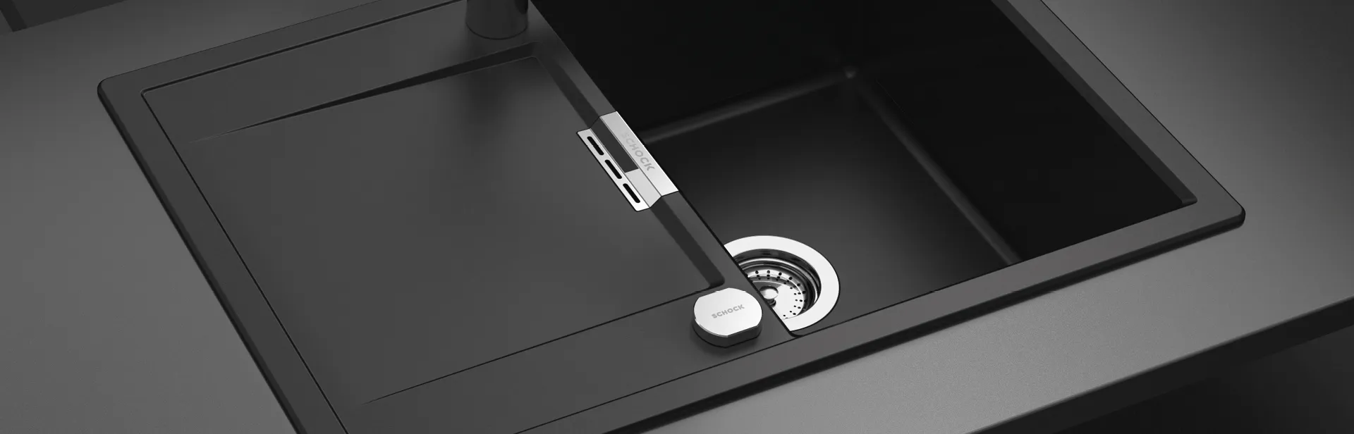 Obrázok Drez MONO D-100S DUSK Horné uloženie