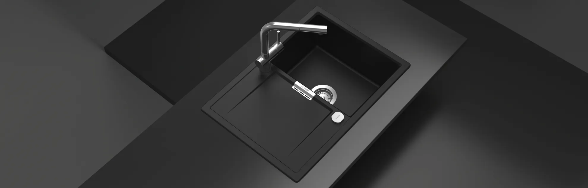 Obrázok Drez MONO D-100S DUSK Spodné uloženie