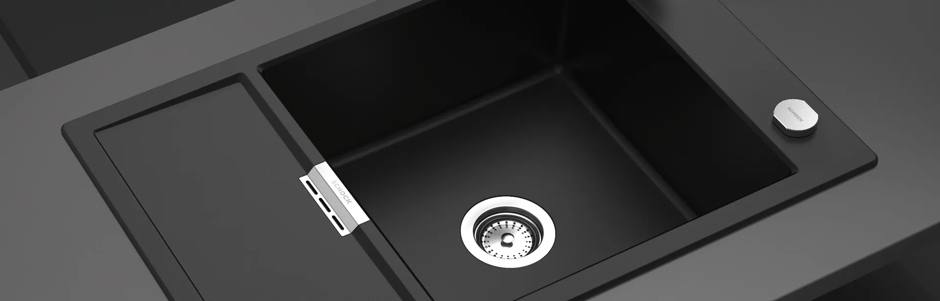 Obrázok Drez MONO D-100XS DUSK Spodné uloženie