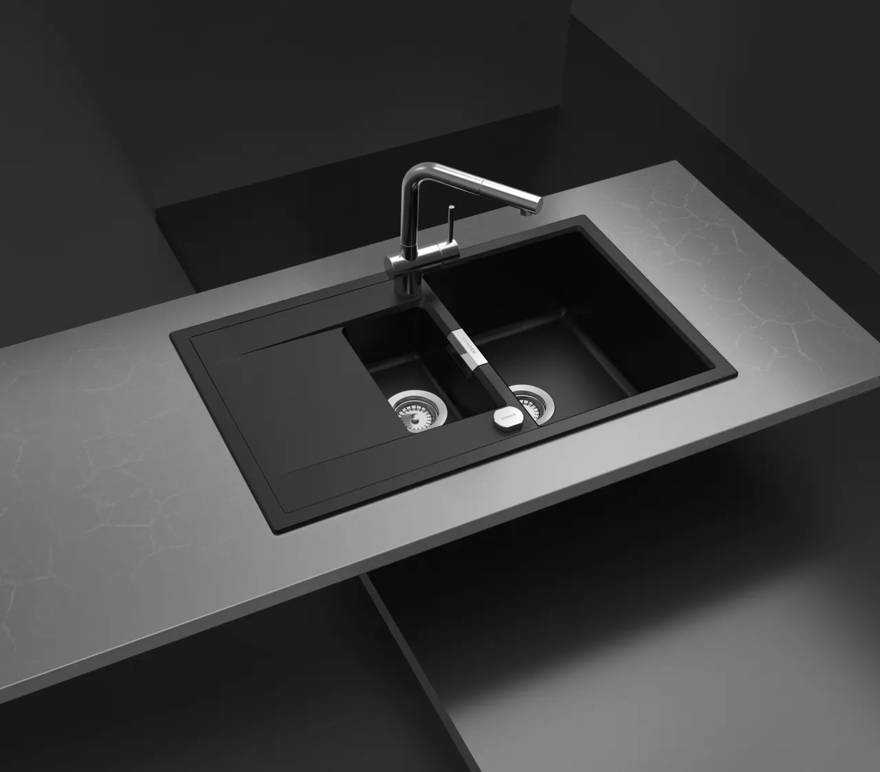 Obrázok Drez MONO D-150 DUSK Spodné uloženie