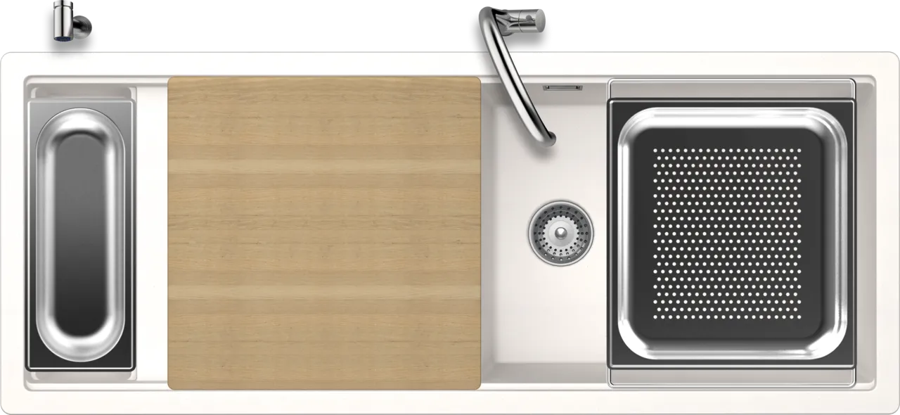 Obrázok Drez PREPSTATION D-150 DAY Horné uloženie